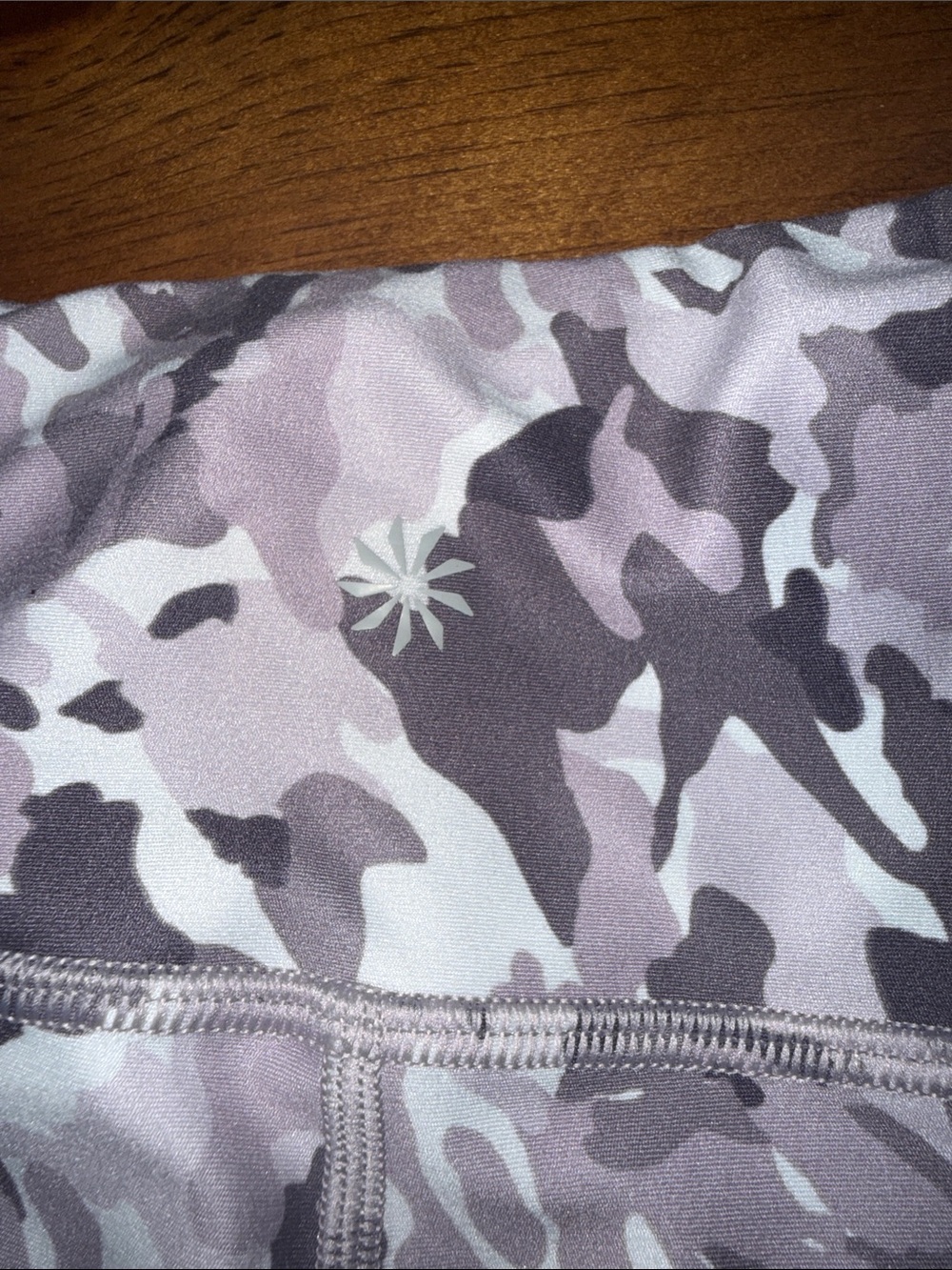 Athleta Girl Purple Camo High-Rise Leggings 29 inch length - Picture 5 of 6